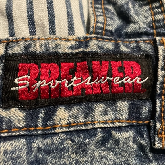 Vintage Breaker Sportswear Acid Wash 80’s-90’s Overalls Size 5 - Picture 14 of 14